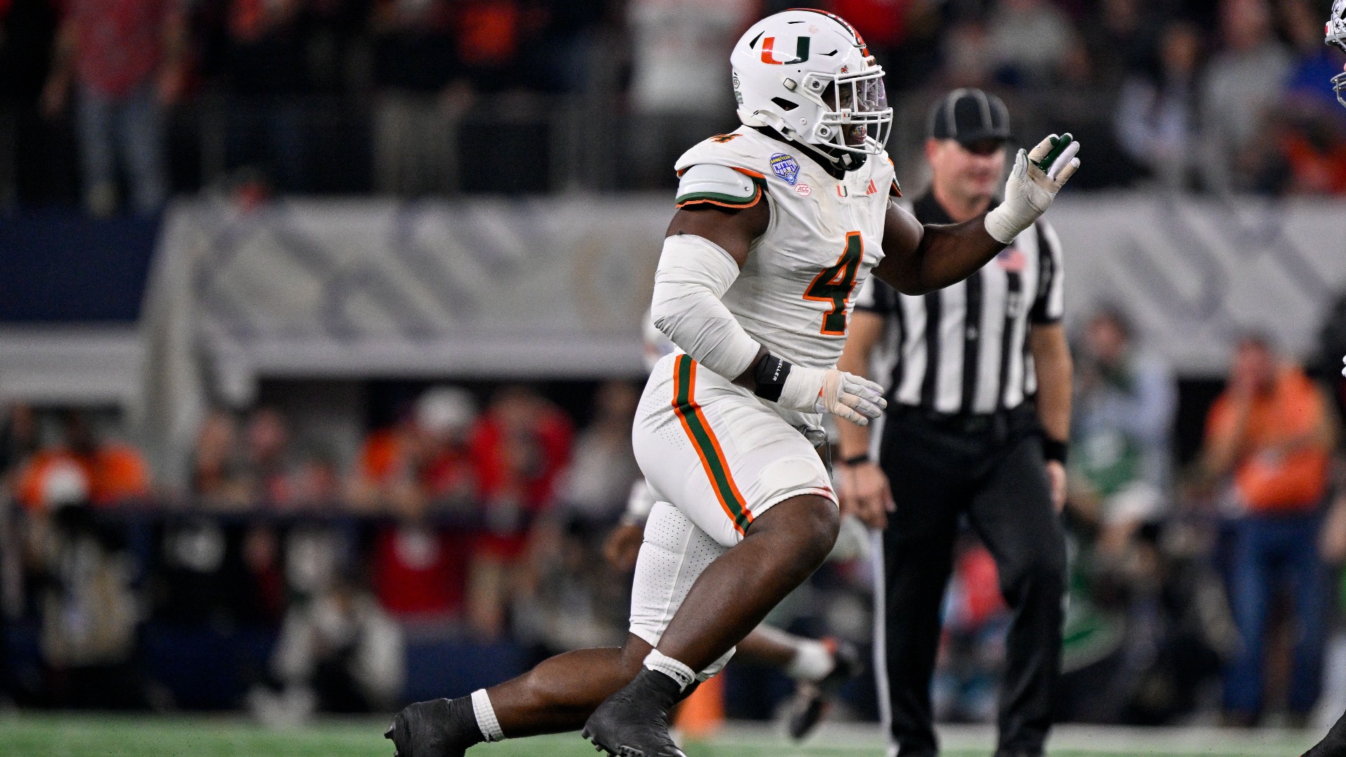 #9 Kansas City Chiefs: Rueben Bain Jr., EDGE, Miami(FL)