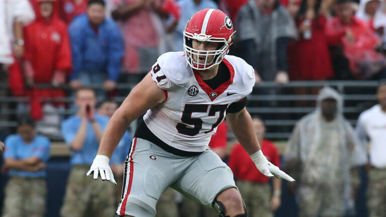19) Carolina Panthers: OT Monroe Freeling, Georgia