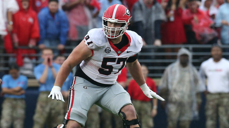 Offensive Line: Monroe Freeling, Georgia (No. 23)