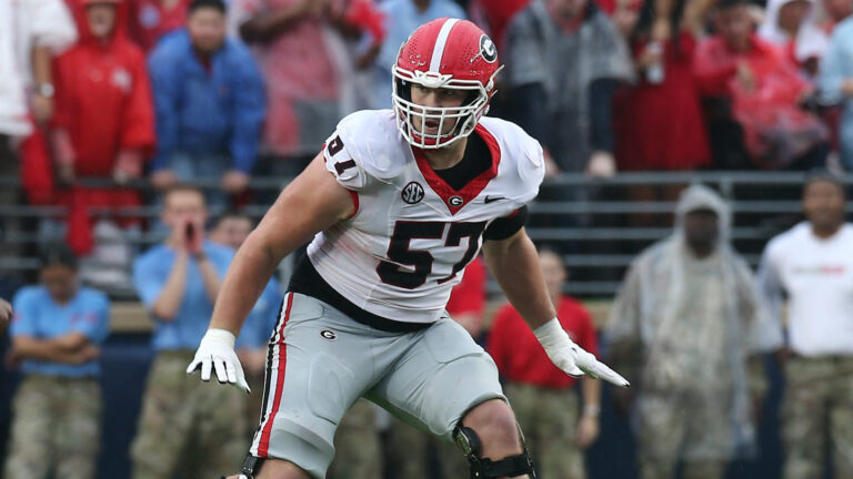 6) Cleveland Browns: OT Monroe Freeling, Georgia