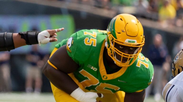 55) Los Angeles Chargers: G Emmanuel Pregnon, Oregon