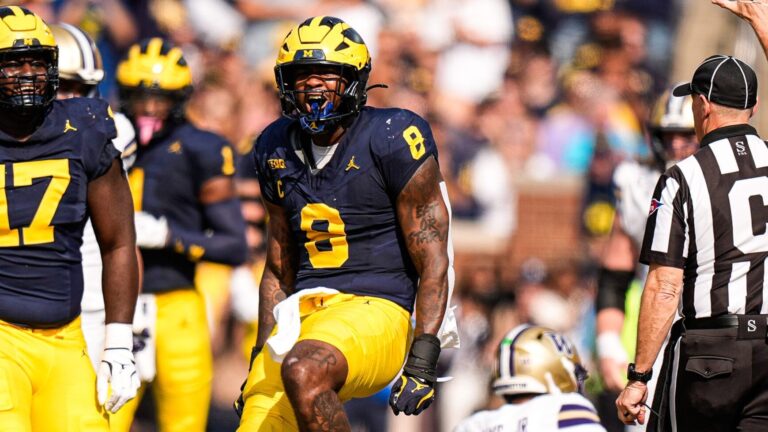 50) Detroit Lions: OLB Derrick Moore, Michigan