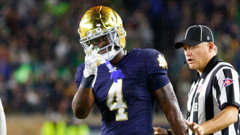 7) Washington Commanders: RB Jeremiyah Love, Notre Dame