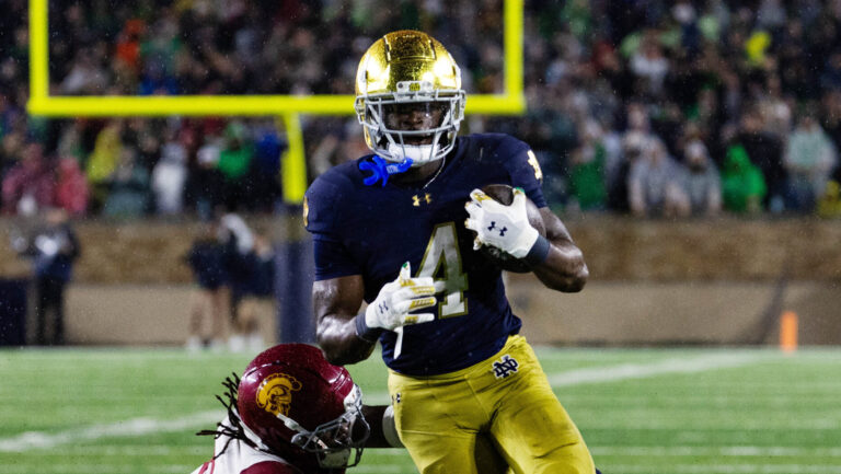 1) RB Jeremiyah Love, Notre Dame