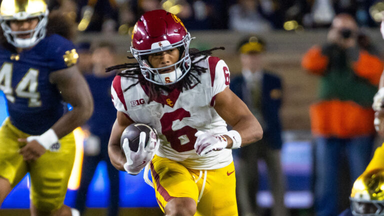 13) Los Angeles Rams (via ATL): WR Makai Lemon, USC