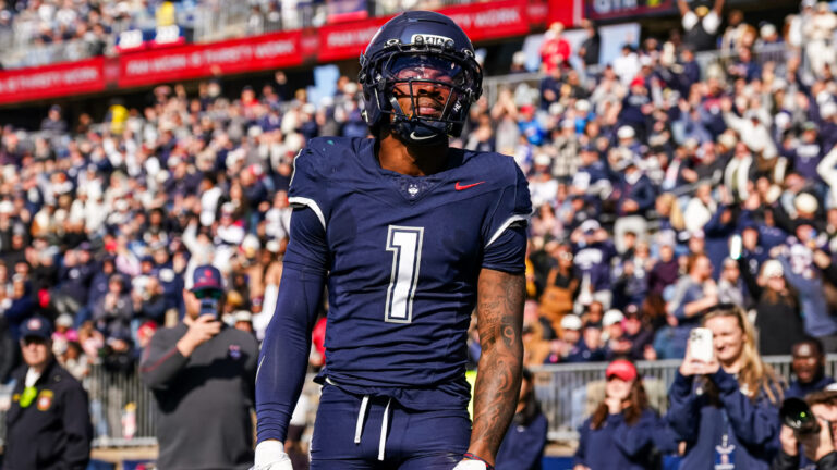 43. Skyler Bell, WR (UConn)