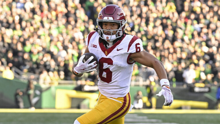 13) Los Angeles Rams (via ATL): WR Makai Lemon, USC
