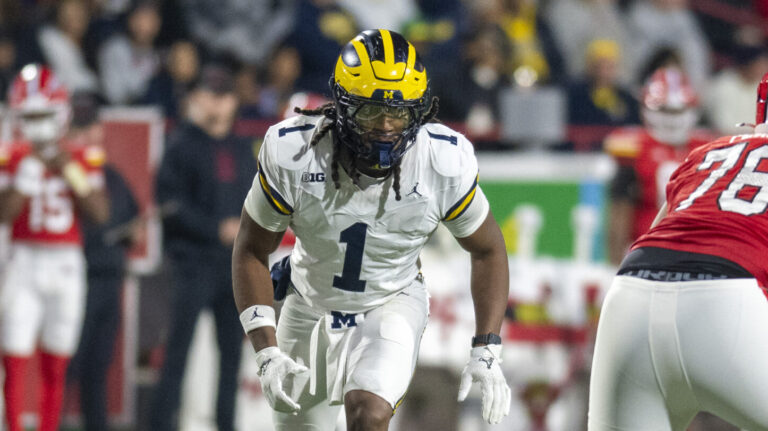 56) Jacksonville Jaguars: OLB Jaishawn Barham, Michigan