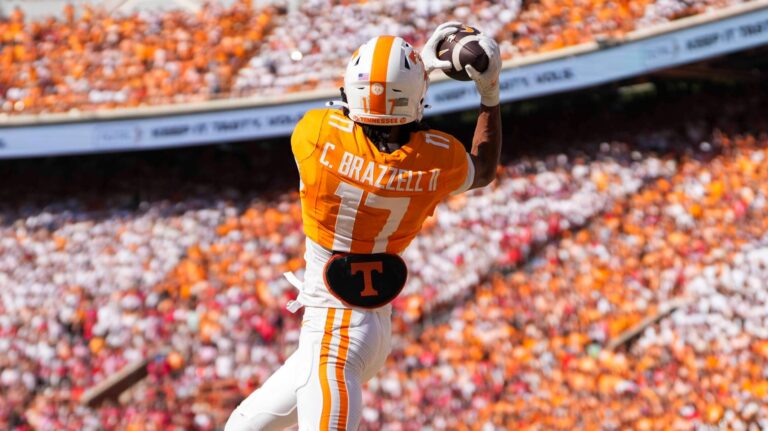 63) New England Patriots: WR Chris Brazzell II, Tennessee