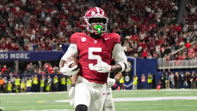 34) Miami Dolphins (projected trade with ARI): WR Germie Bernard, Alabama