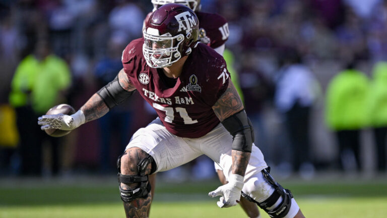 38) Houston Texans (via WAS): G Chase Bisontis, Texas A&M