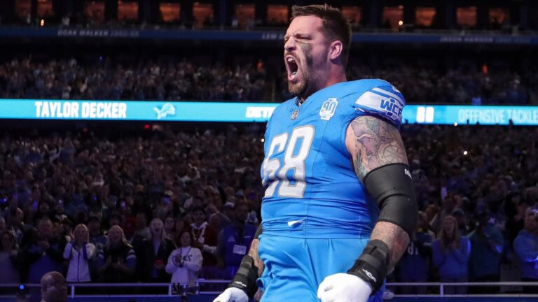 1) OT Taylor Decker, Detroit Lions