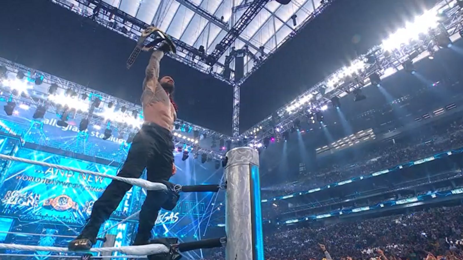 CM Punk vs. Roman Reigns for the WWE World Heavyweight Championship