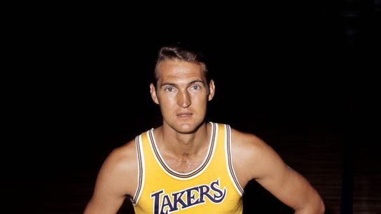 Iconic Studio Portrait of Lakers Legend Jerry West