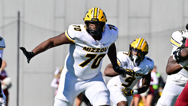 27) Los Angeles Chargers: OL Cayden Green, Missouri