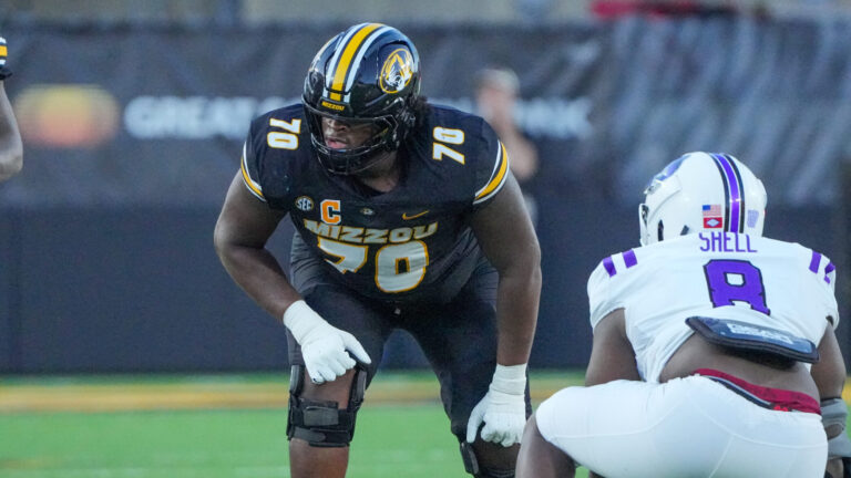15) Tampa Bay Buccaneers: OT Cayden Green, Missouri