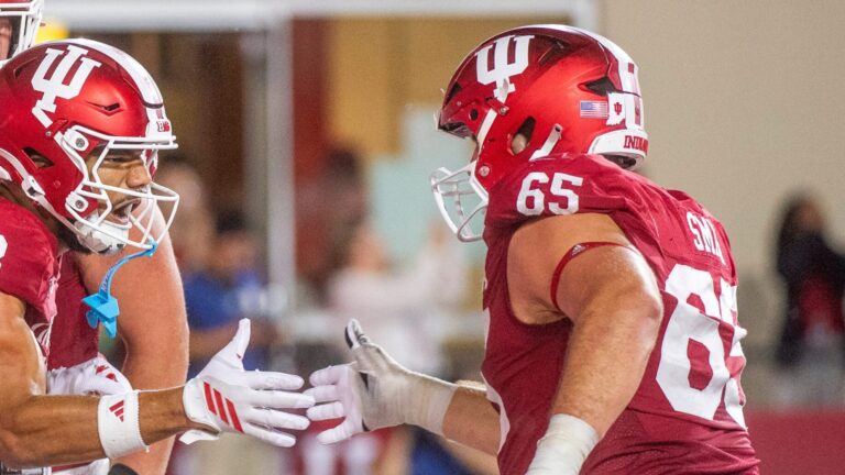 13) Minnesota Vikings: OT Carter Smith, Indiana
