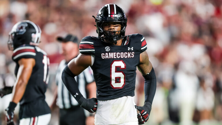 6) Las Vegas Raiders: EDGE Dylan Stewart, South Carolina