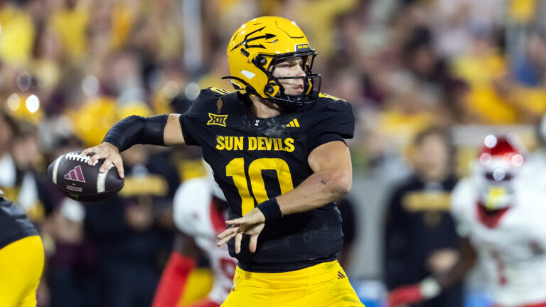 4) Cleveland Browns: QB Sam Leavitt, Arizona State