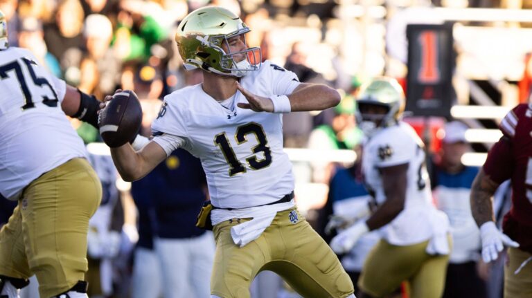 4) Cleveland Browns: QB CJ Carr, Notre Dame