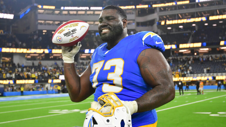 10) G Mekhi Becton, Los Angeles Chargers