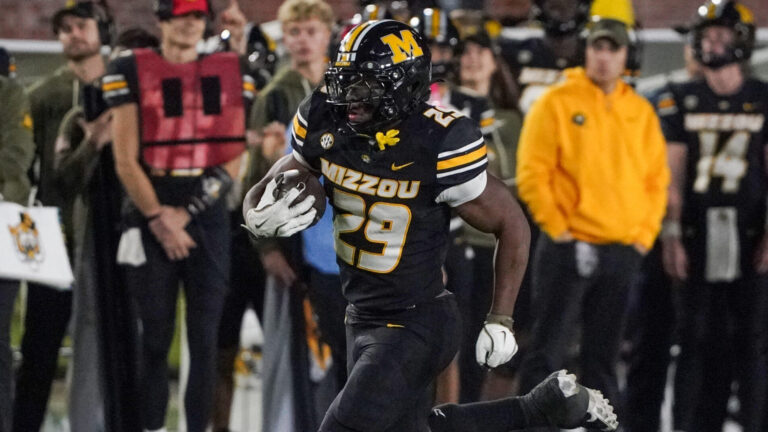 29) Baltimore Ravens: RB Ahmad Hardy, Missouri