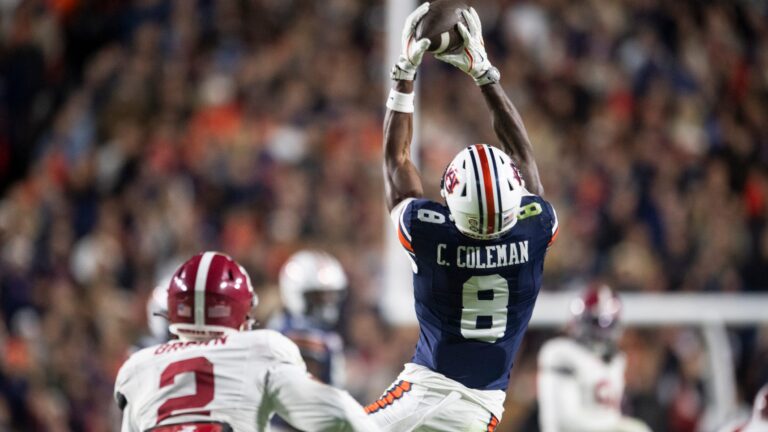 11) Washington Commanders - Cam Coleman, WR, University of Texas