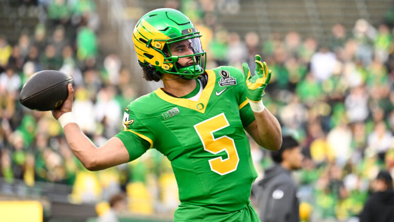 2) Arizona Cardinals: QB Dante Moore, Oregon