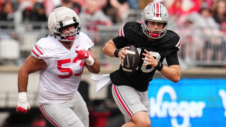 3) New York Jets - Julian Sayin, QB, Ohio State University, Junior