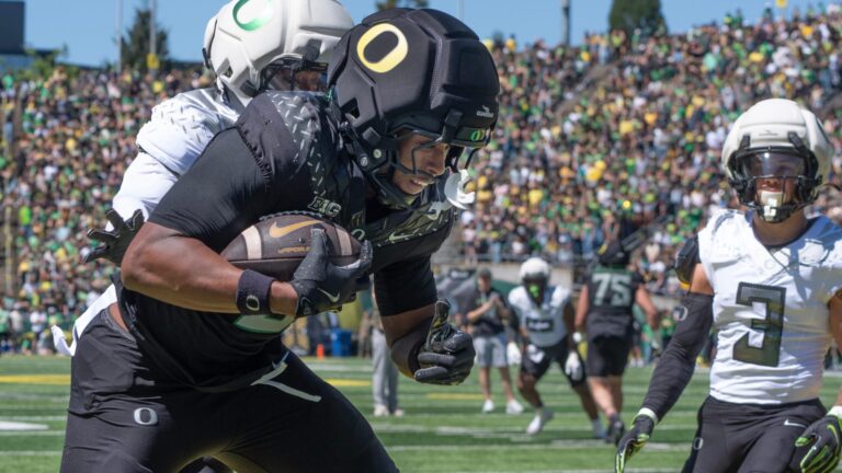 26) Kansas City Chiefs - Jamari Johnson, TE, Oregon, RS-Junior