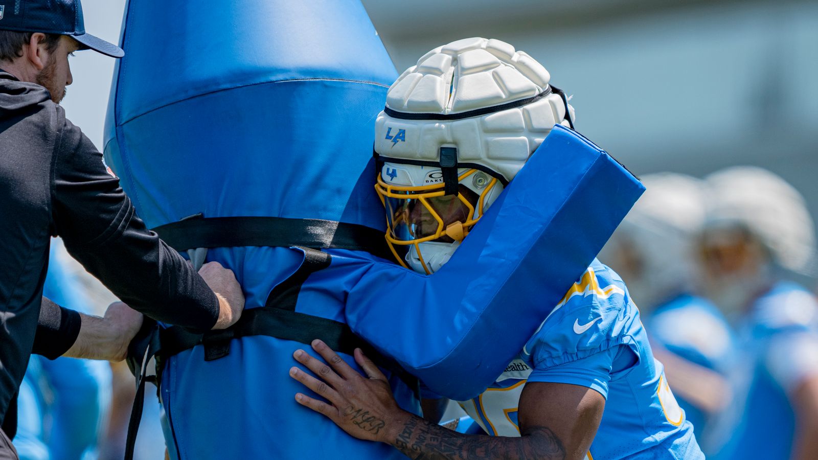 Myles Purchase in Action at Chargers Minicamp, May 8, 2026