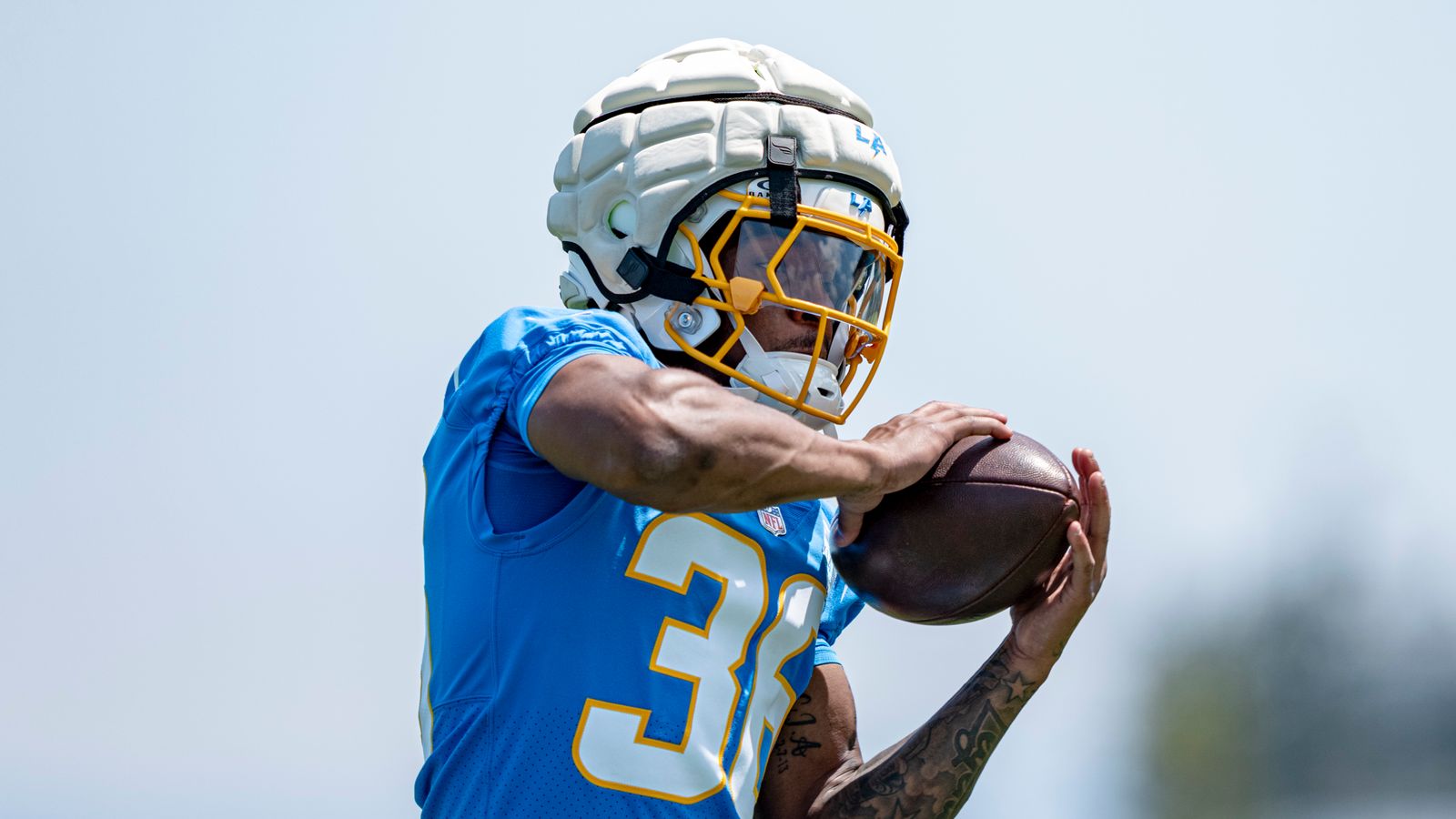 Avery Smith Catches Pass at Chargers Minicamp, May 8, 2026