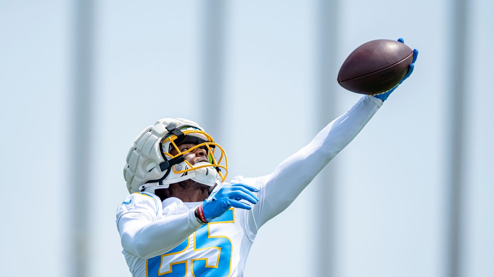 O'Mega Blake Catches Pass at Chargers Minicamp, May 8, 2026