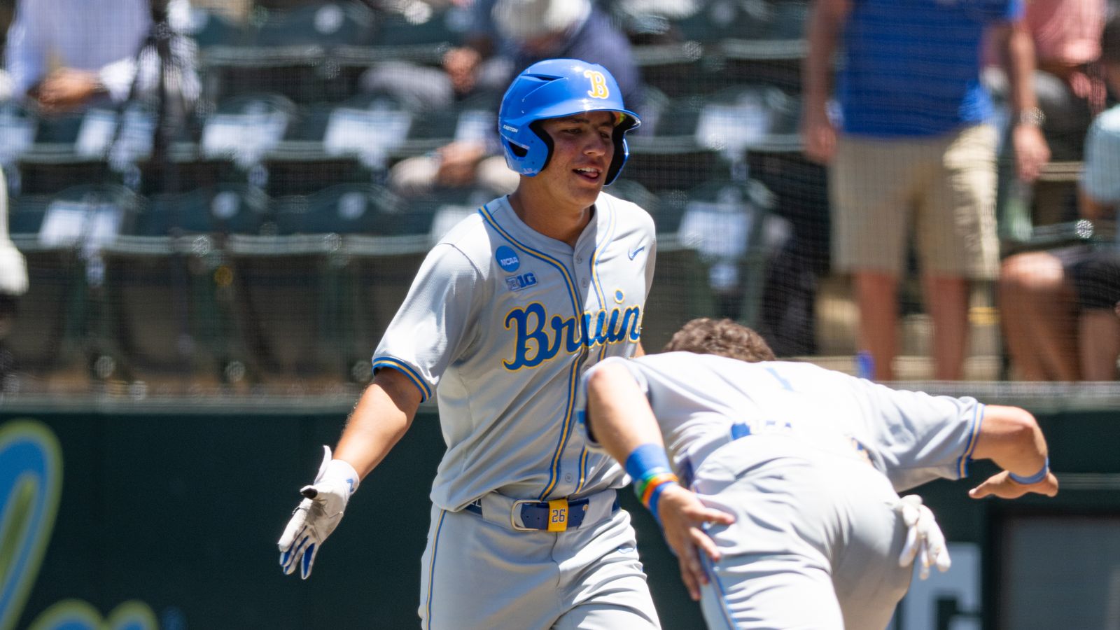 Dominic Cadiz celebrates with teammates after scoring