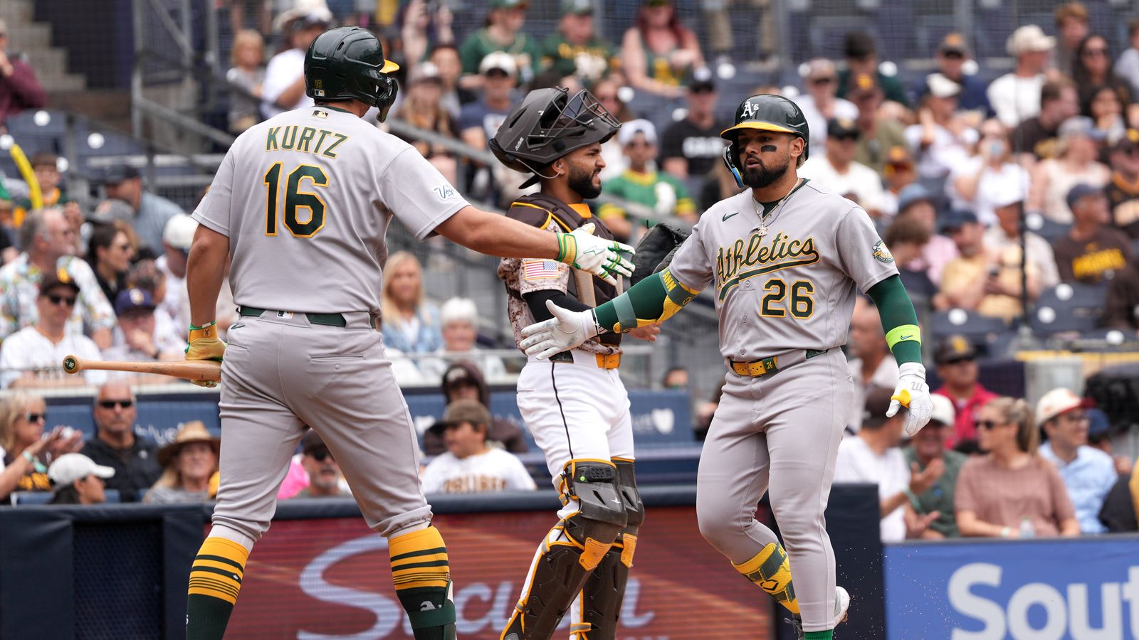 Carlos Cortes jubilant after a home run