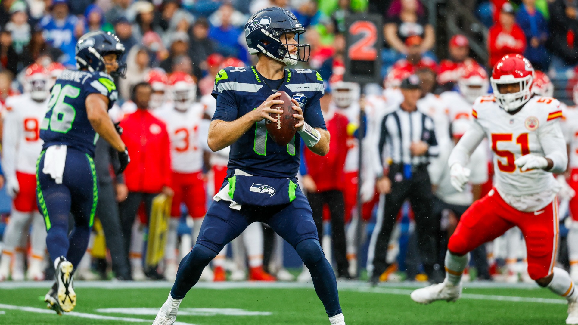 2) Kansas City Chiefs @ Seattle Seahawks