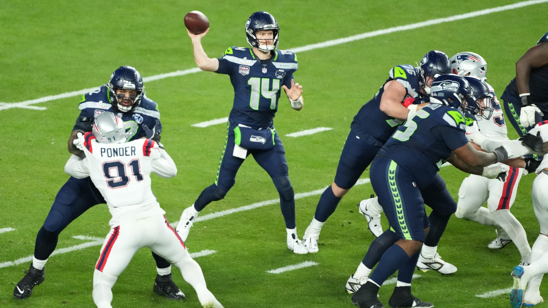 4) New England Patriots @ Seattle Seahawks