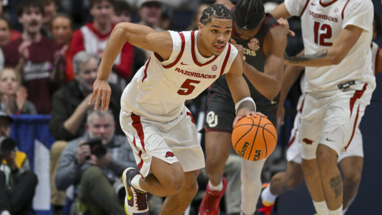 6. Brooklyn Nets: Darius Acuff Jr. (Arkansas)