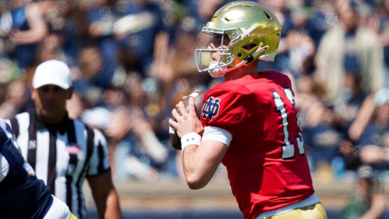 Way-Too Early Top 5 2027 QB Prospects: 5) CJ Carr, Notre Dame