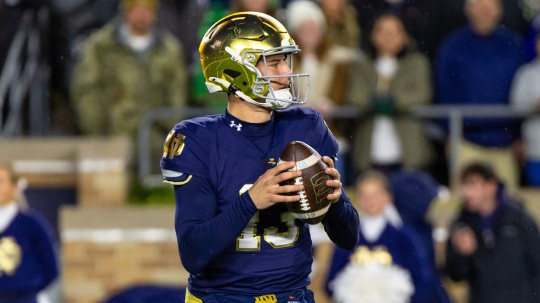 8) Atlanta Falcons: QB CJ Carr, Notre Dame