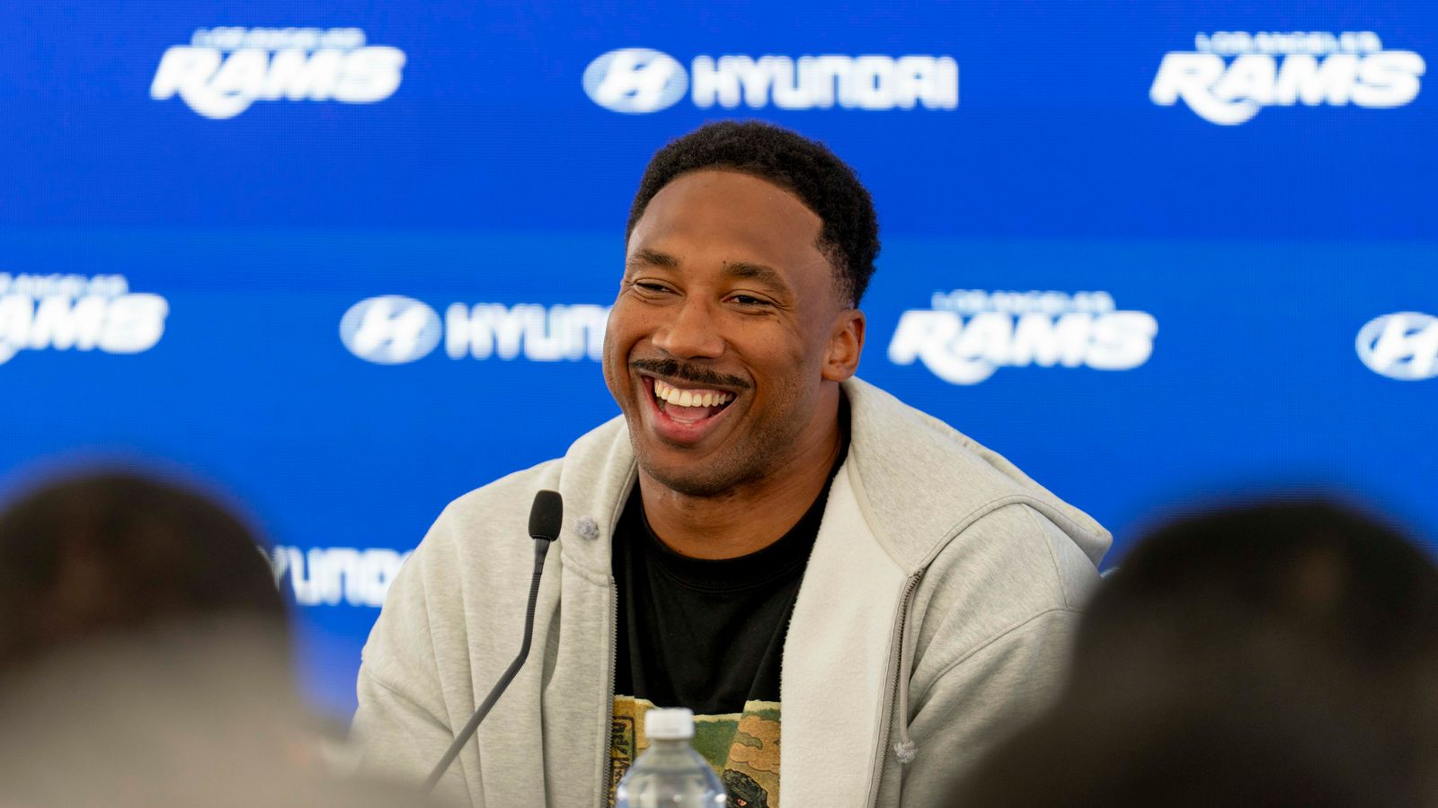 Myles Garrett speaks to media post Rams OTA, June 2, 2026