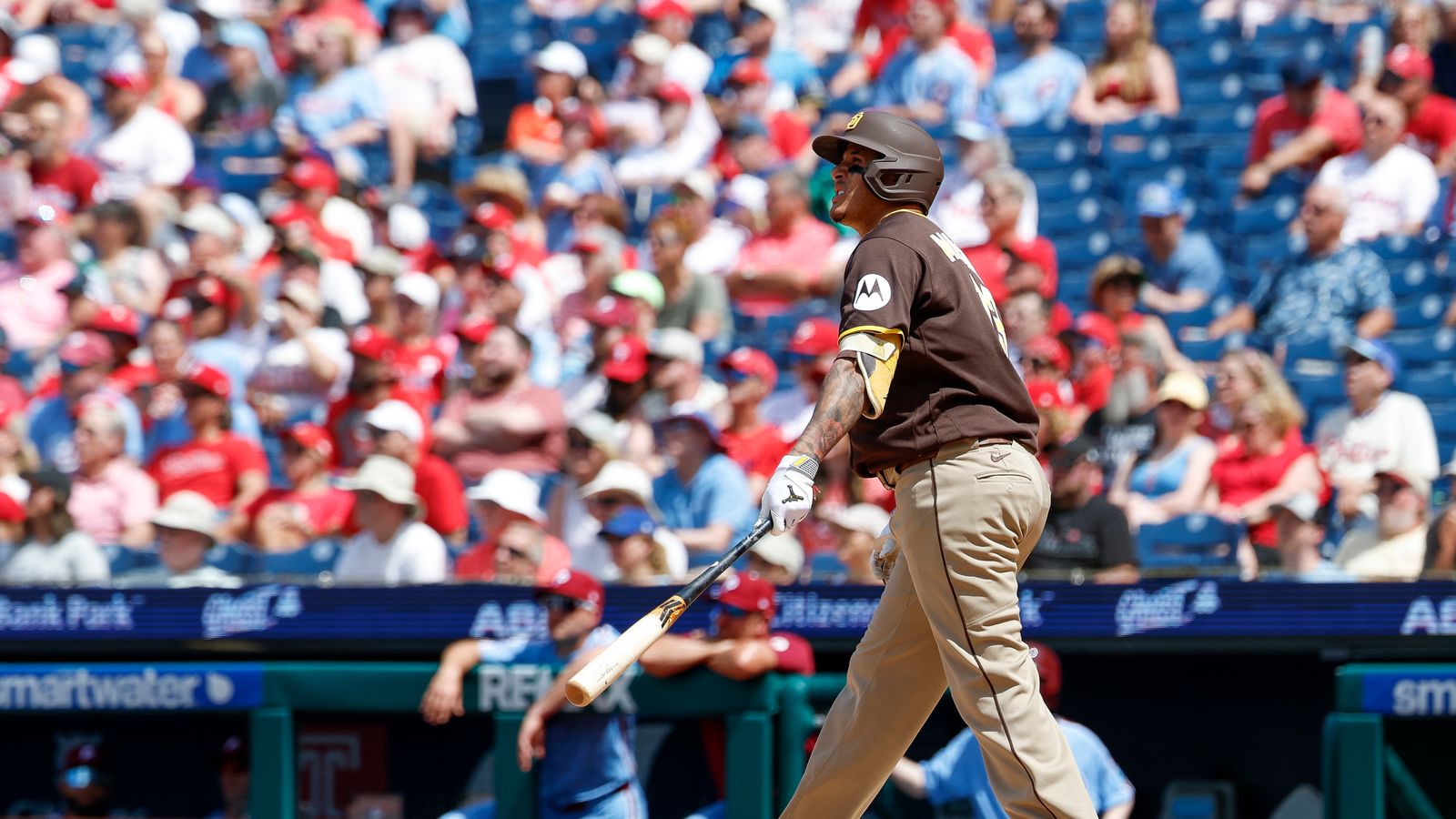 Manny Machado homers against the Phillies, Citizens Bank Park, 2026