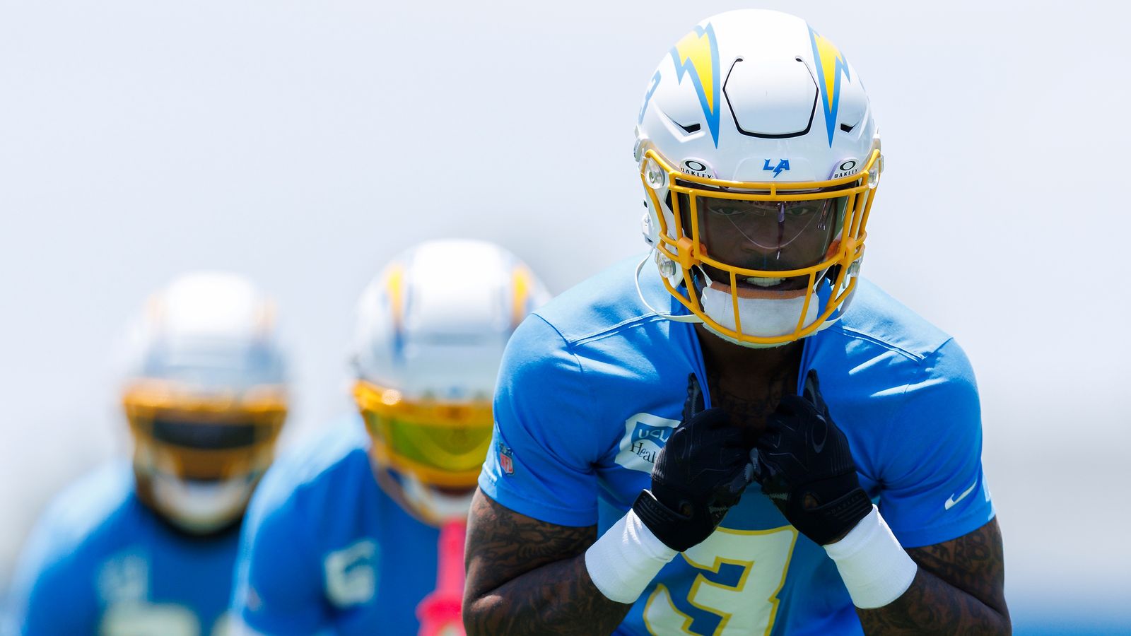 Derwin James Jr. #3 Warming Up at Chargers OTA, El Segundo