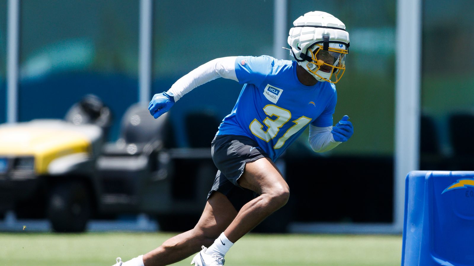 Noah Avinger #31 Running at Chargers OTA, El Segundo