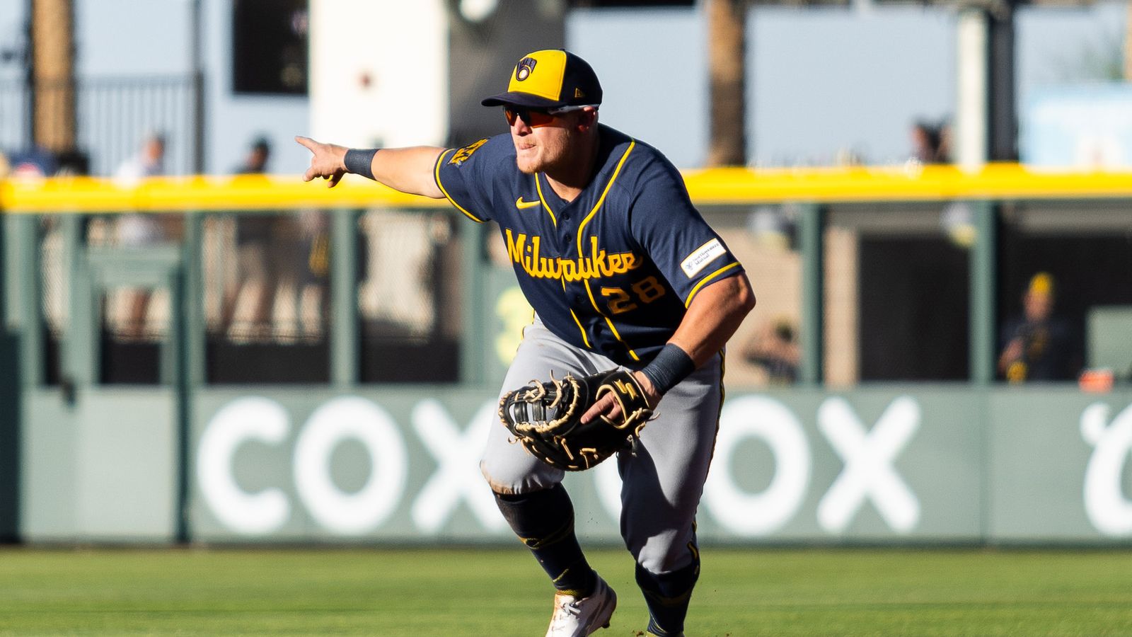 Andrew Vaughn assists Brewers with strategic point during game