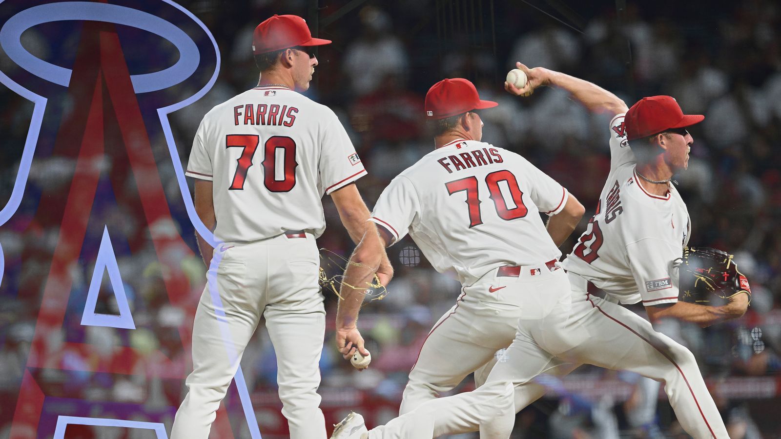 Mitch Farris pitching, Angels vs. Rays, June 2026
