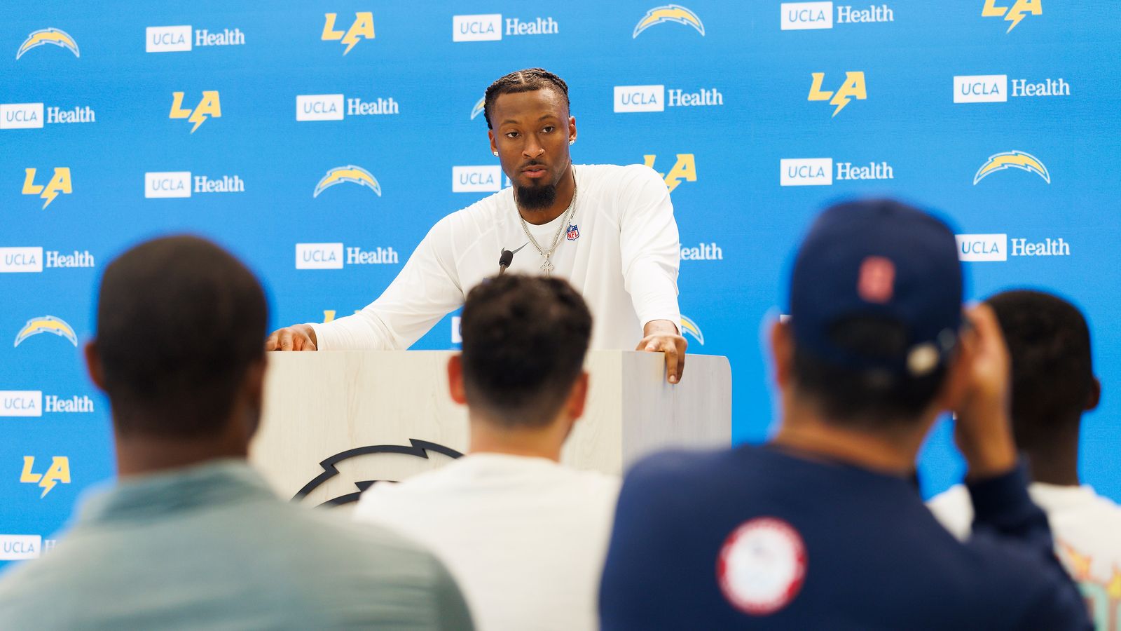 Quentin Johnson speaks post-minicamp at The Bolt