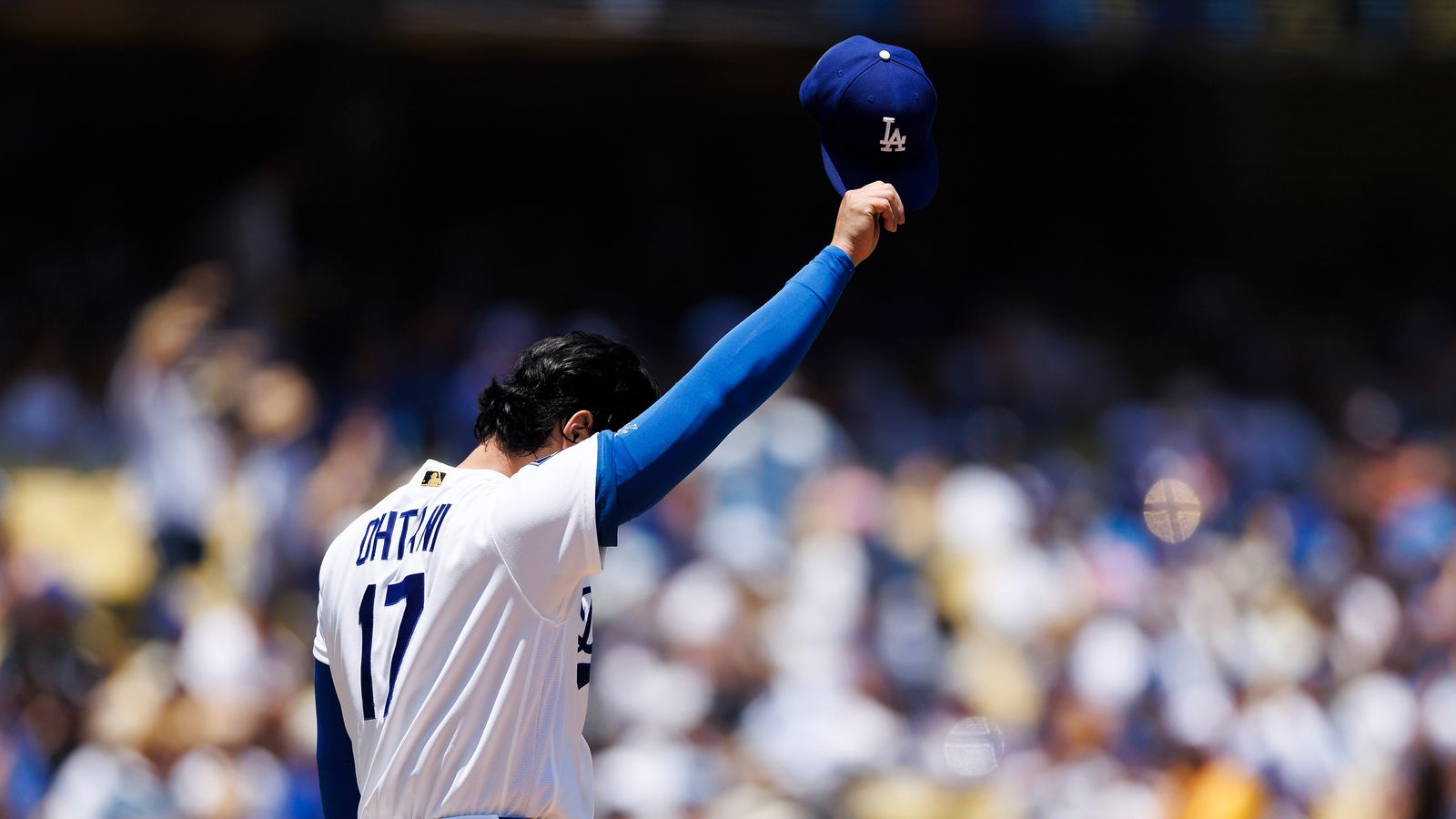 Shohei Ohtani #17 Reacts During Dodgers vs Rays Game
