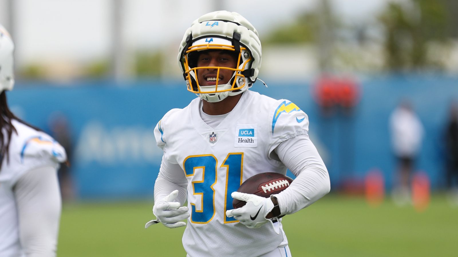 Greg Desrosiers at Chargers mini camp training session