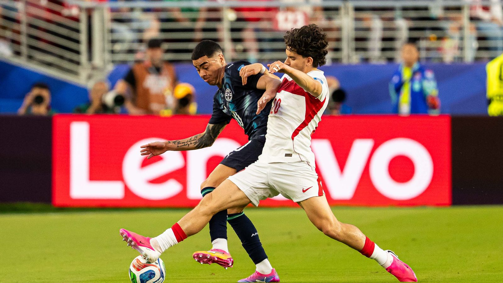 Miguel Almiron in a Duel, FIFA World Cup 2026